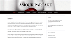 Desktop Screenshot of amourpartage.com