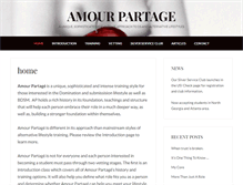 Tablet Screenshot of amourpartage.com